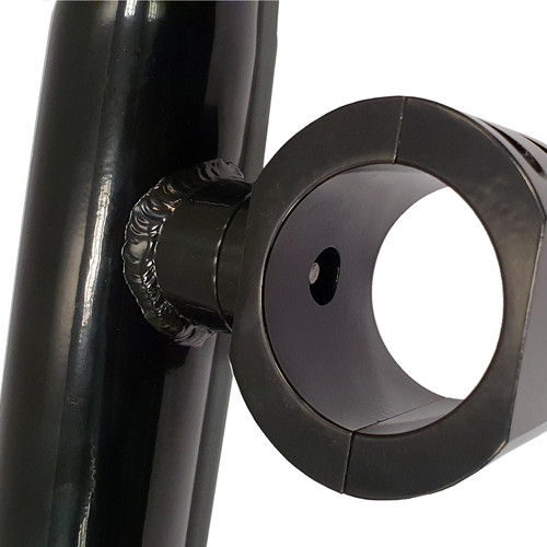 Galaxy Single Black Fishing Rod Pole Holder Mount Bracket for Boat Tower, T-Top