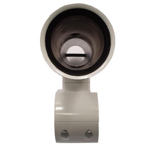 Galaxy Single White Fishing Rod Pole Holder Mount Bracket for Boat Tower, T-Top