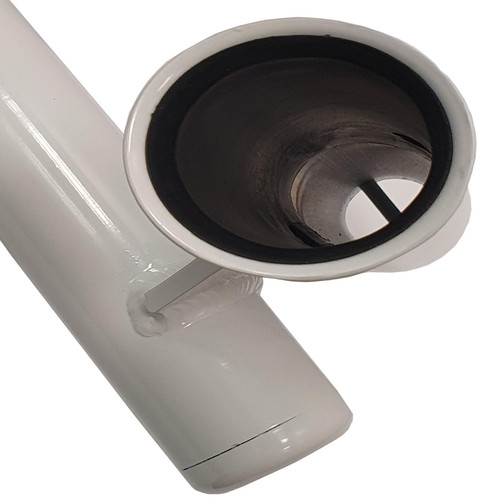 Galaxy White 5 Fishing Rod Pole Holder / Mount Bracket for Boat Tower, T-Top