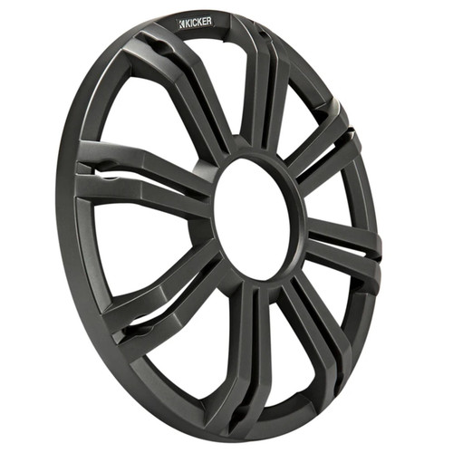 Kicker Marine 10 inch LED Subwoofer Grill - Charcoal