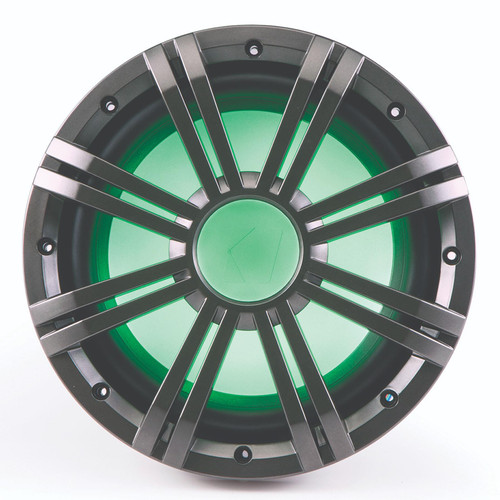 Kicker Marine 12 inch LED Subwoofer Grill - Charcoal