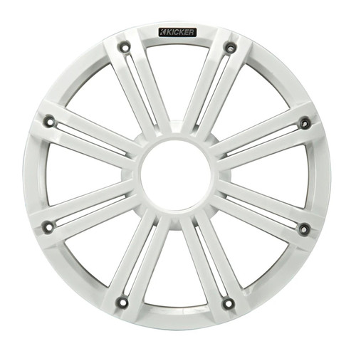 Kicker Marine 10 inch LED Subwoofer Grill - White