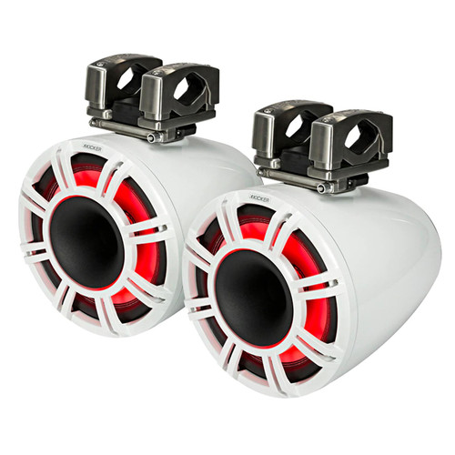 KICKER HORN SPEAKERS MARINE BOAT WAKEBOARDING TOWER SET - 9 INCH