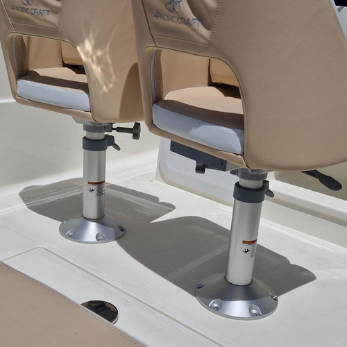 Galaxy Adjustable Seat Mount Pedestal with Locking Slide Seat for Boat, Marine