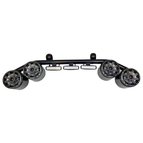 Galaxy Wakeboarding Tower Combo Set with 4 KICKER Marine Speakers - Black