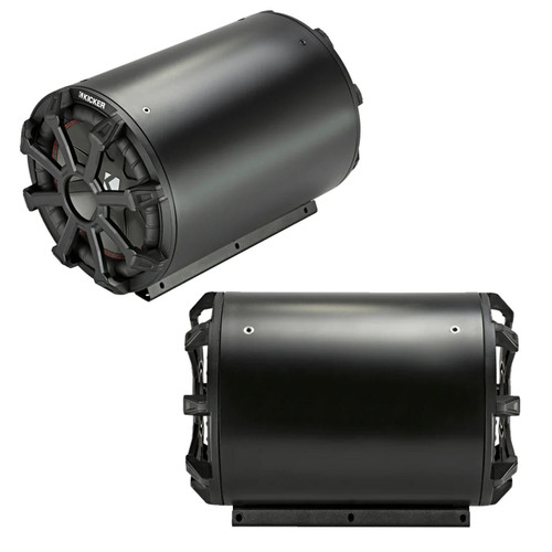 KICKER - TB 8 Inch Loaded Weatherproof Tube / Sub Tube Enclosure - 4 OHM