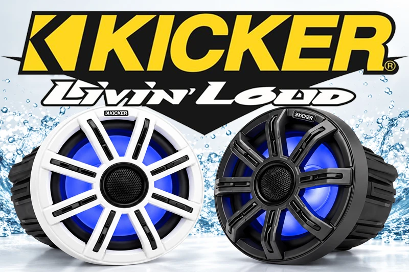 Turn Up the Sound on the Water with KICKER's New Premium Marine Audio Range