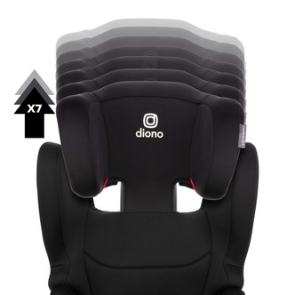 Enhanced and improved 7-position headrest [Black Storm]