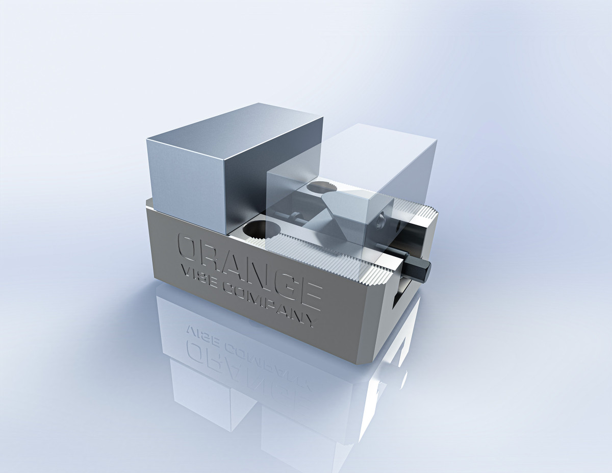 Delta 4 Fixed-Centering Vise (3rd Generation) - Orange Vise