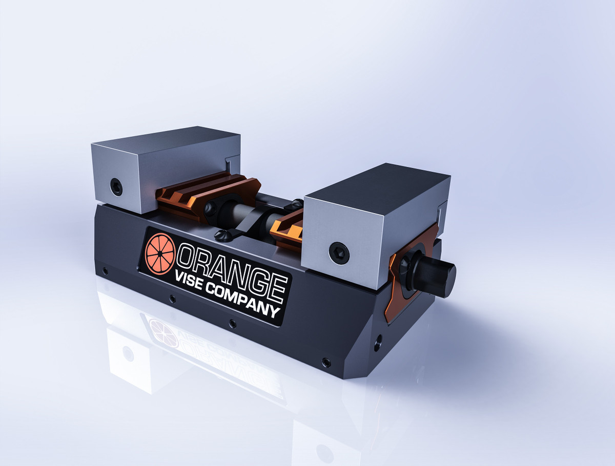 Helios Self-Centering Vise - Orange Vise Company LLC