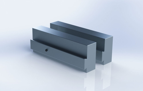 2" x 1" Dovetailed Soft Jaws - Orange Vise Company LLC