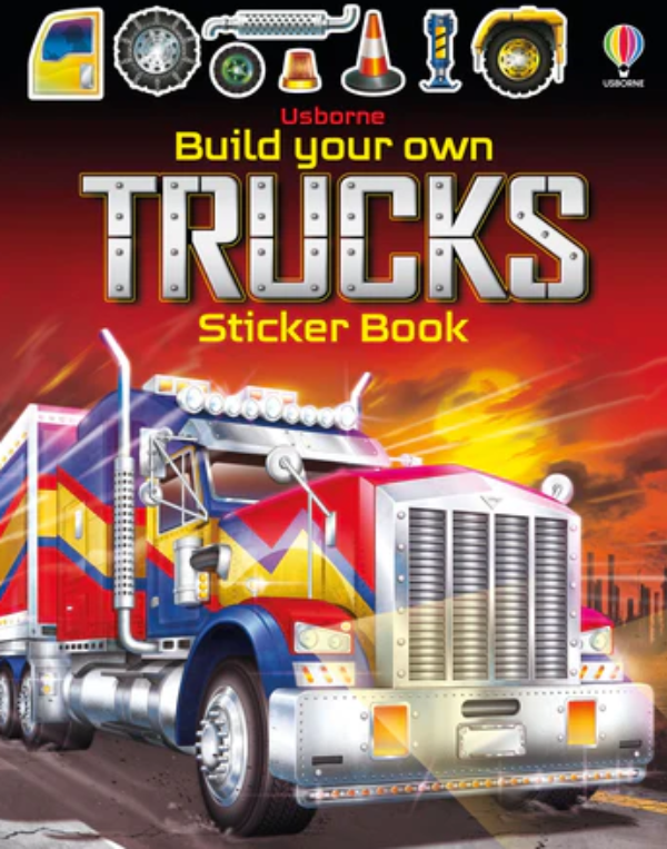 Build Your Own Trucks Sticker Book