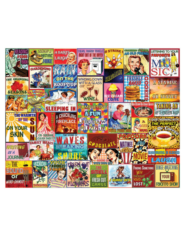 Simple Pleasures 1000 Piece Jigsaw Puzzle