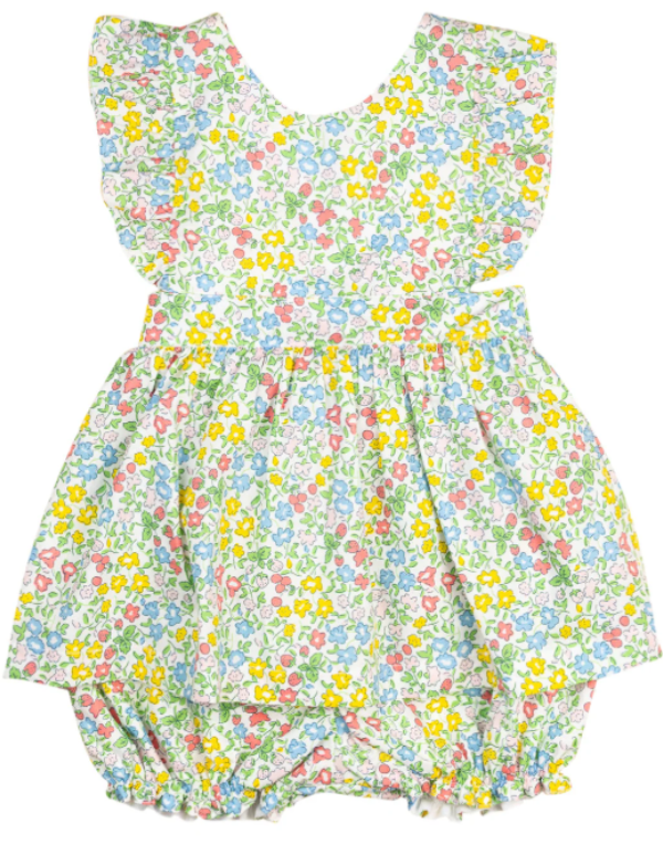 Ditsy Floral and Berry Bloomer Set