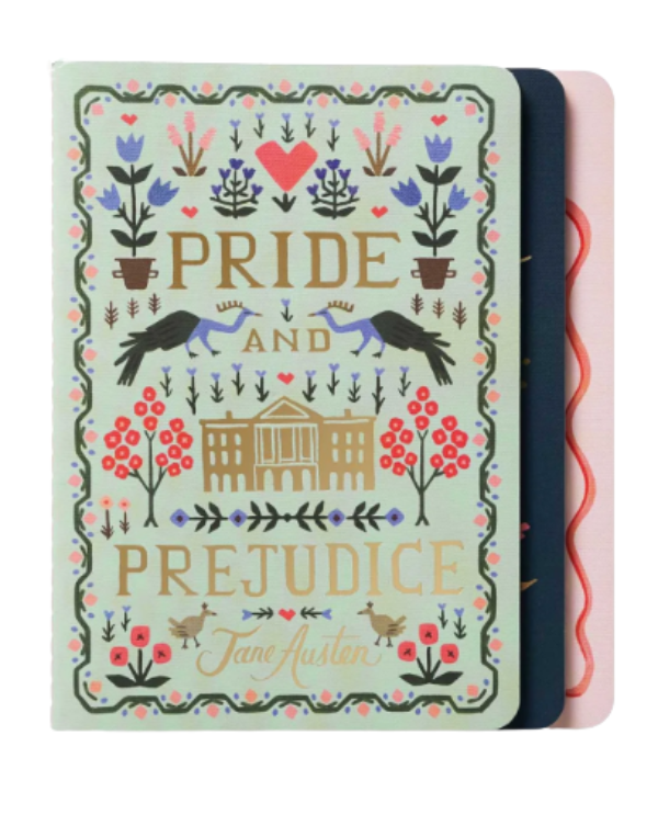 Jane Austen Notebook Set of 3