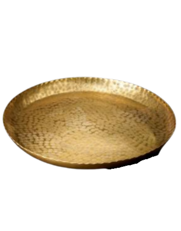 20" Hammered Round Tray