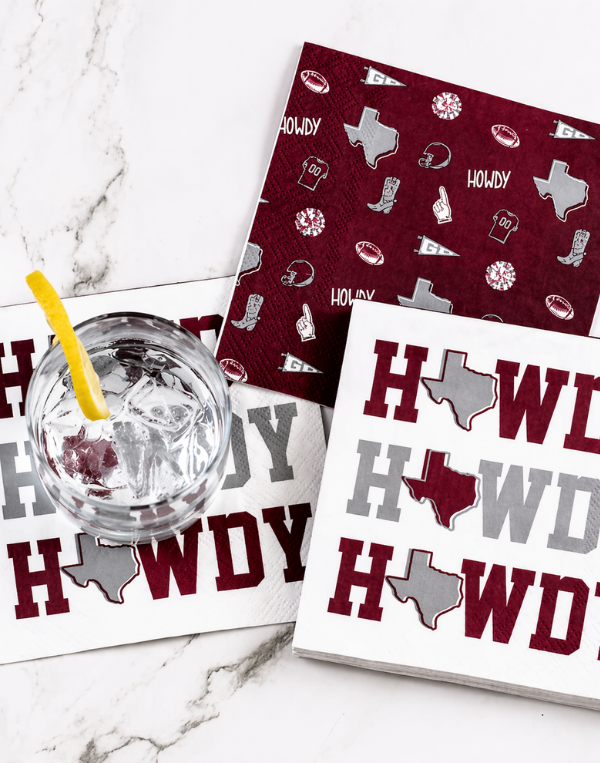 Howdy Pride Cocktail Napkin