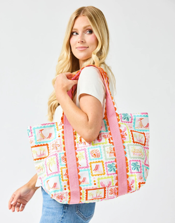 Capri Carryall Bag--Happy Place