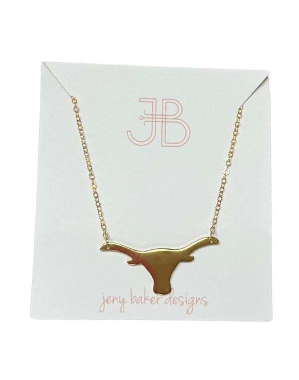 Gold Longhorn XL Necklace