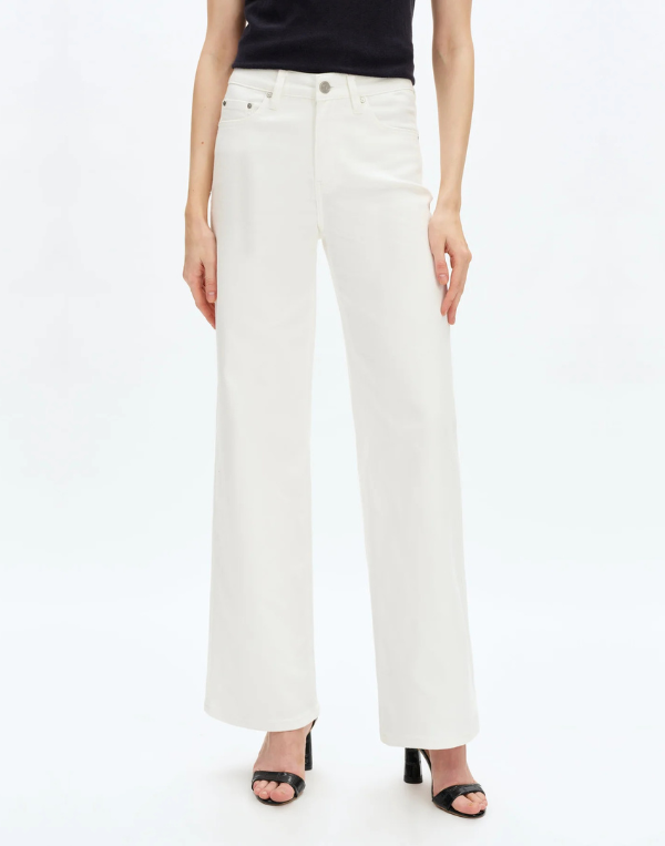 Maeve Mid Rise Straight Jean