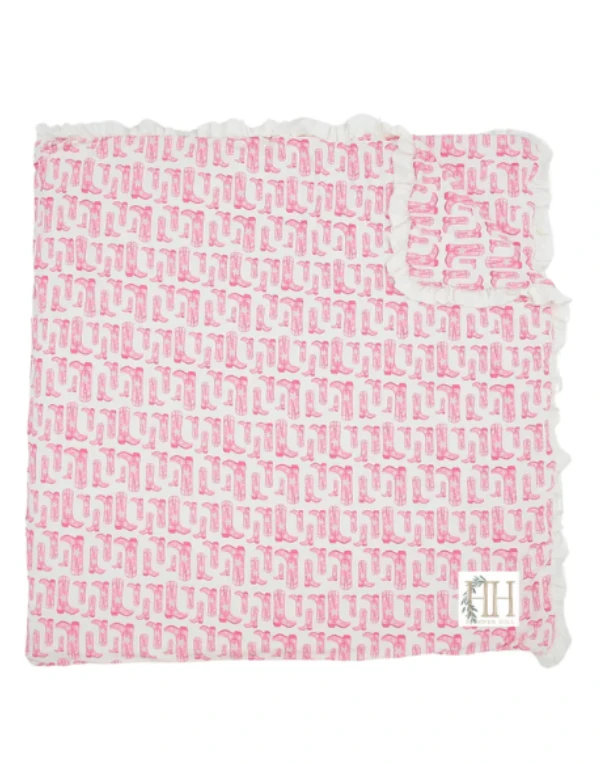 Rodeo Cowgirl Large Blanket