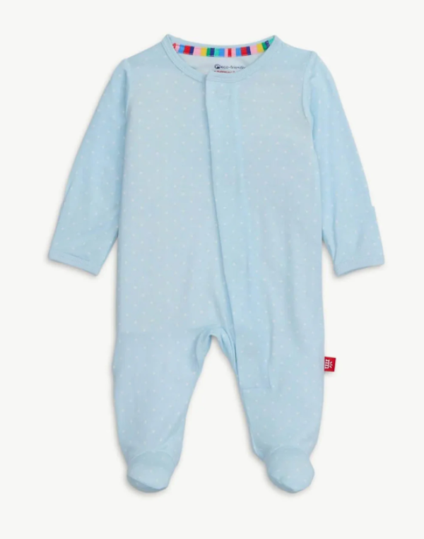 Magnetic Me Pin Dot Blue Modal Footie