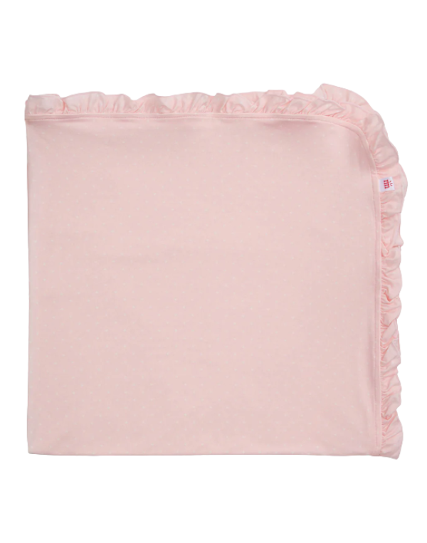 Pin Dot Pink Baby Blanket