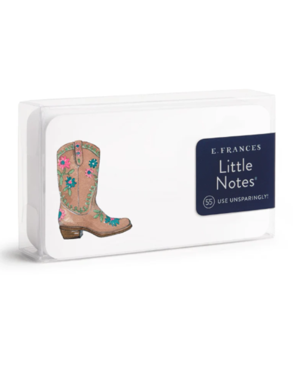 Cowboy Boot Little Notes