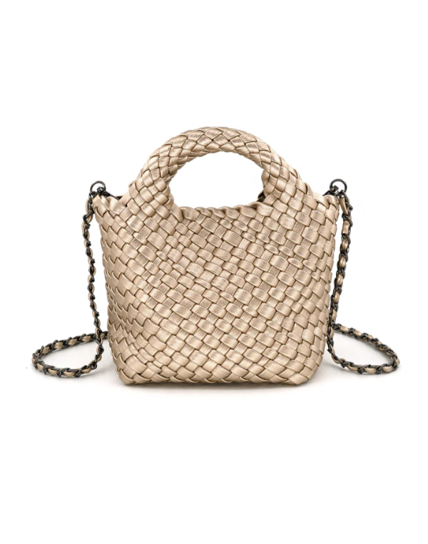 Champagne BC Braided Clutch