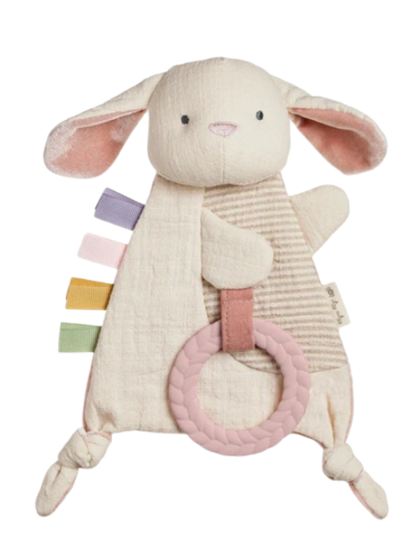 Bunny Bitzy Crinkle Toy With Teether