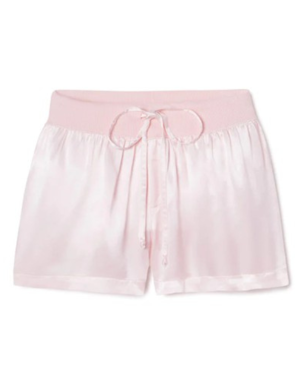 PJ Harlow Blush Mikel Satin Boxer Shorts