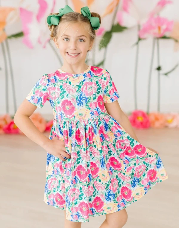 Wildflower Wishes Pocket Twirl Dress