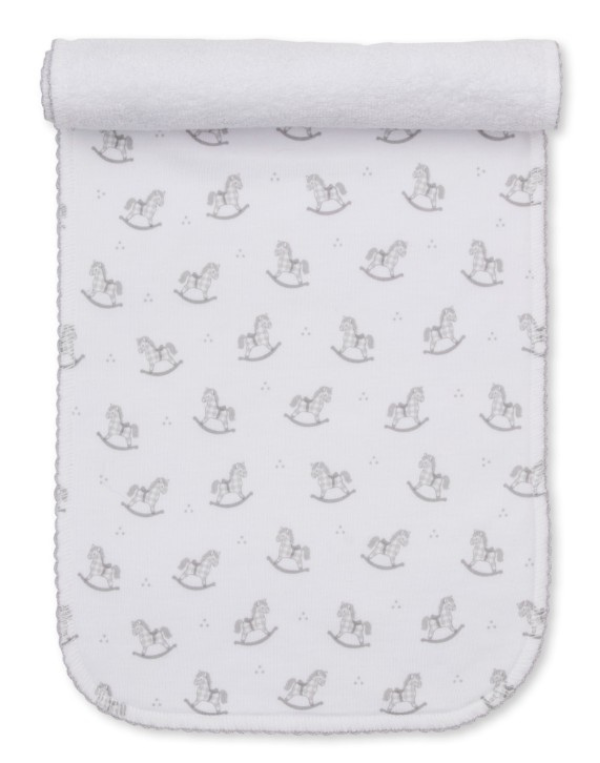Kissy Kissy Gingham Rockers Burp Cloth