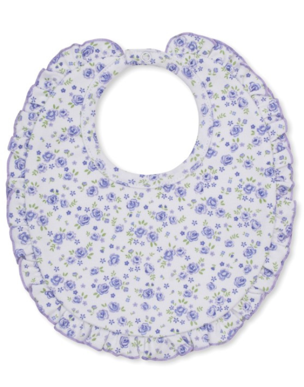 Kissy Kissy Cottage Roses Lilac Bib