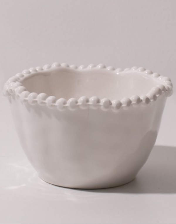 Embossed Pearl Ramekin Bowl