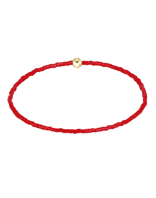 eNewton Hope Classic 2mm Bracelet- Red