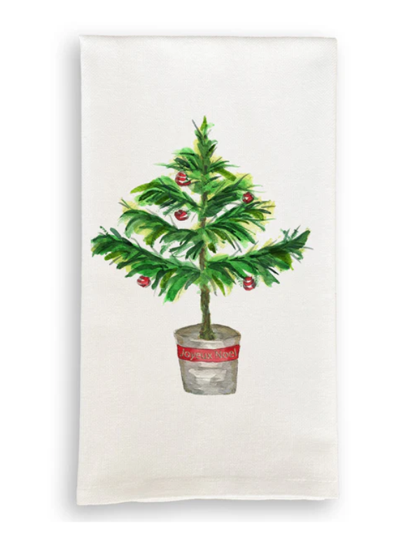 Christmas Tree in Pot Towel