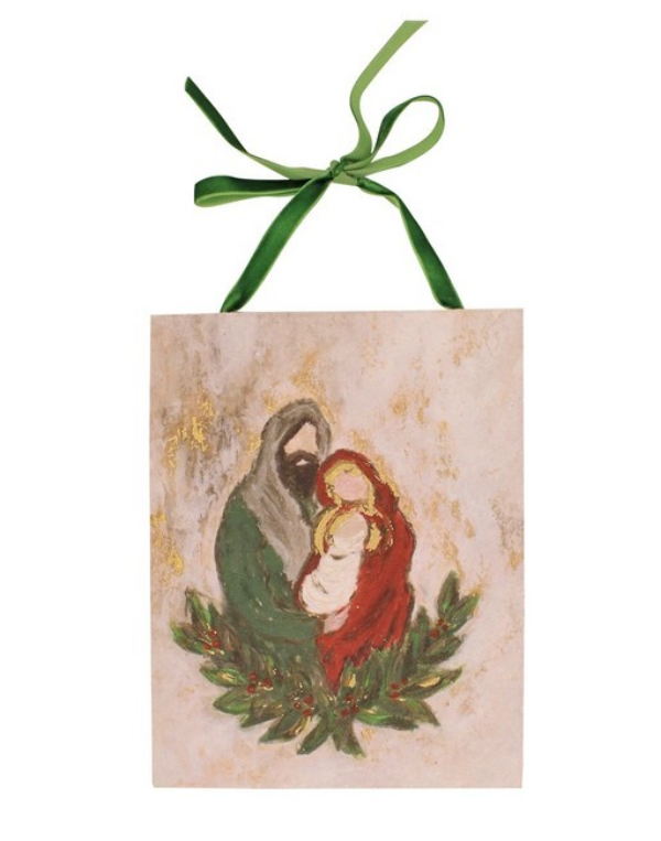 Handmade Paper Holy Family