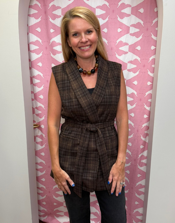 Kelly Plaid Vest