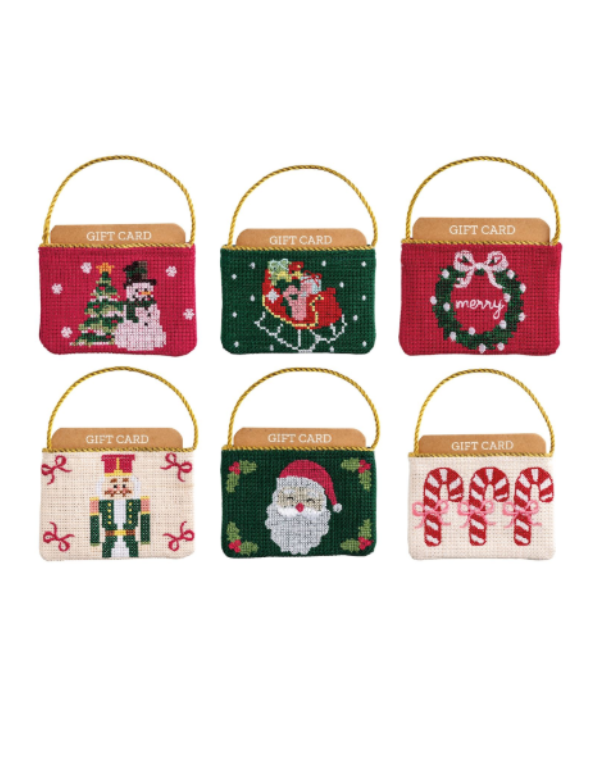 Needlepoint Gift Card Pouch