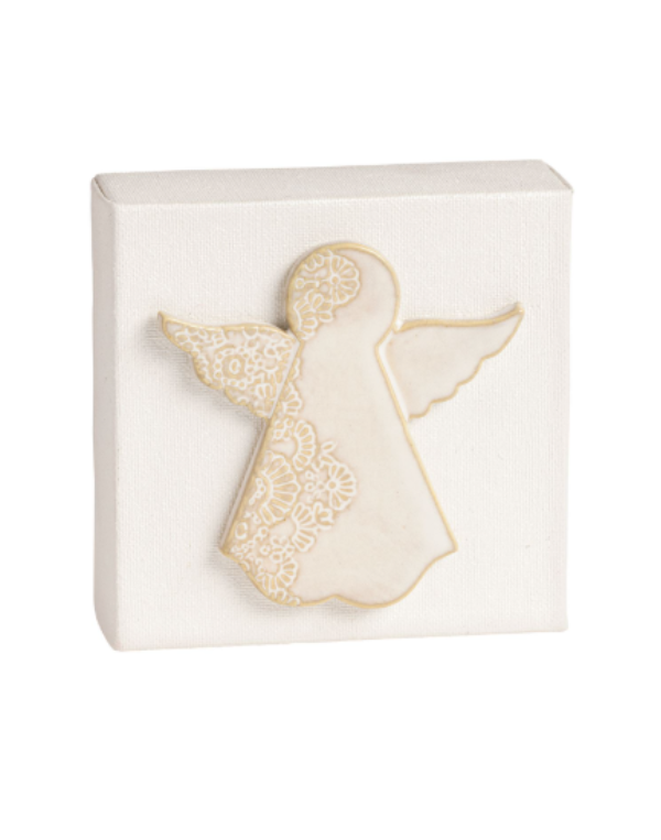 White Christmas Canvas Plaques
