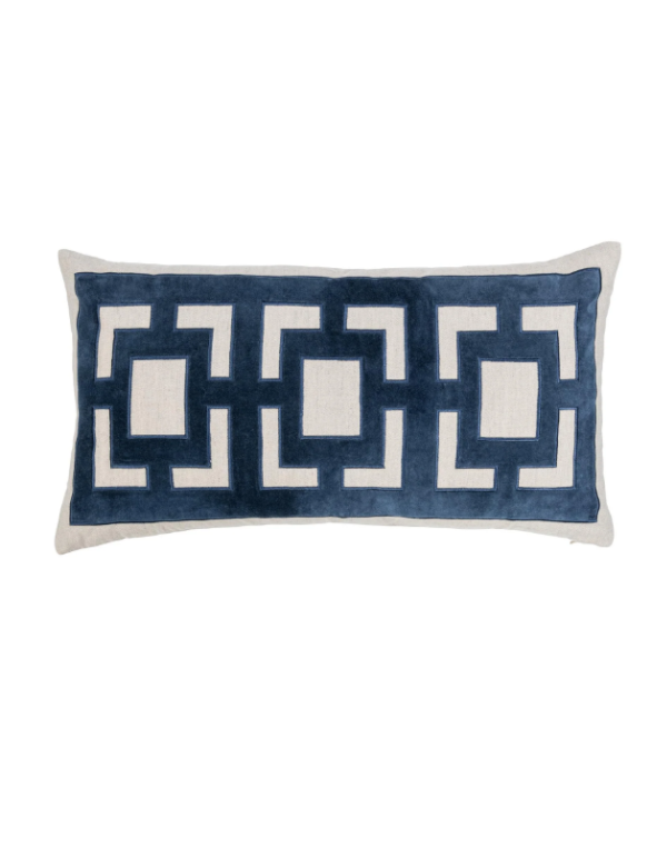 Corbin Pillow-Navy Blue