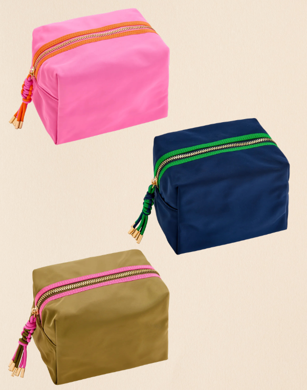 Jet Large Boxy Zip Pouch