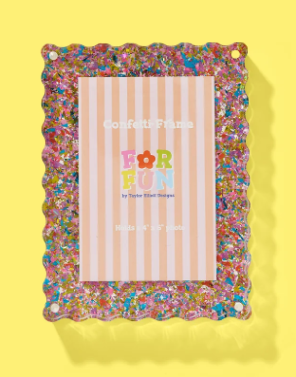 Happy  Confetti Medium Frame