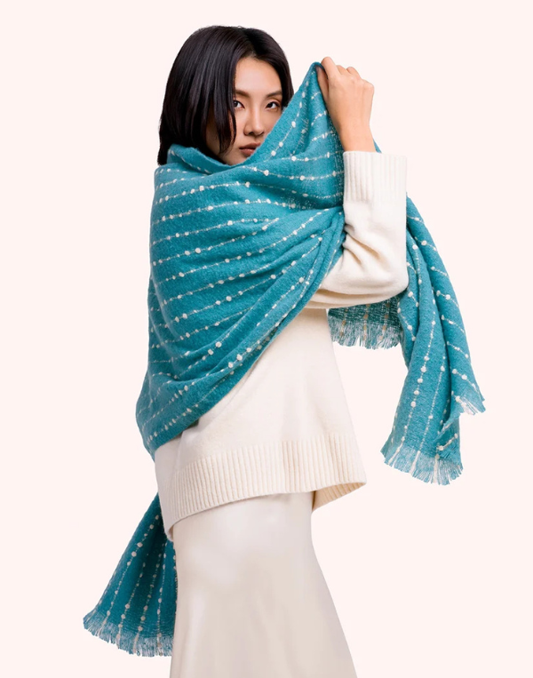 Dakota Cosy Scarf- Teal