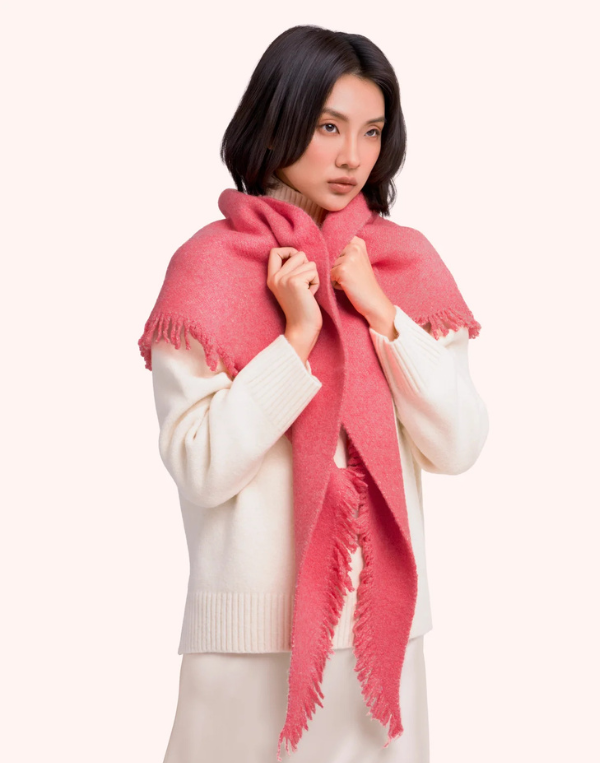 Emily Scarf- Coral