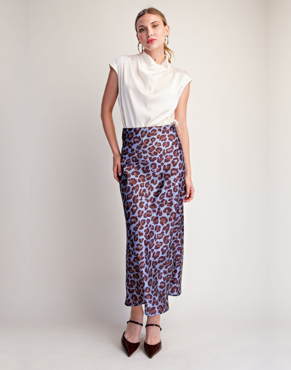 Animal Print High Waisted Skirt