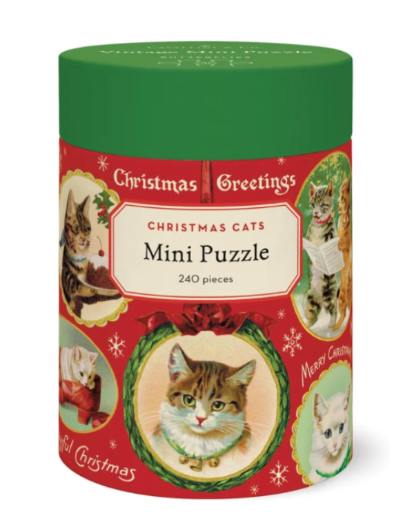 Mini Puzzle-Christmas Cats