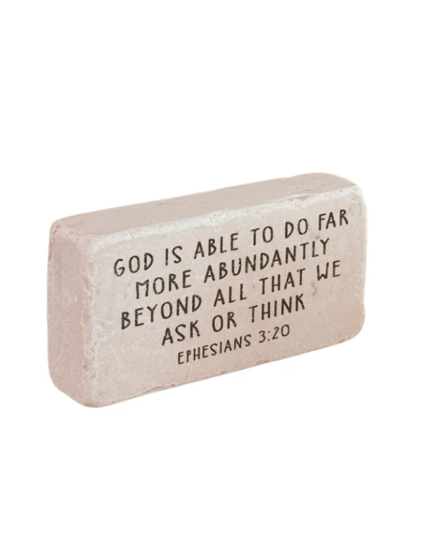 Stone Block-Ephesians 3:20