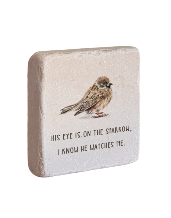 Stone Block-Bird Matthew 10:29-31